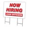 Signmission Now Hiring Loan Officers Yard Sign & Stake outdoor plastic coroplast window, C-2436 LOAN OFFICERS C-2436 LOAN OFFICERS - alternate 1